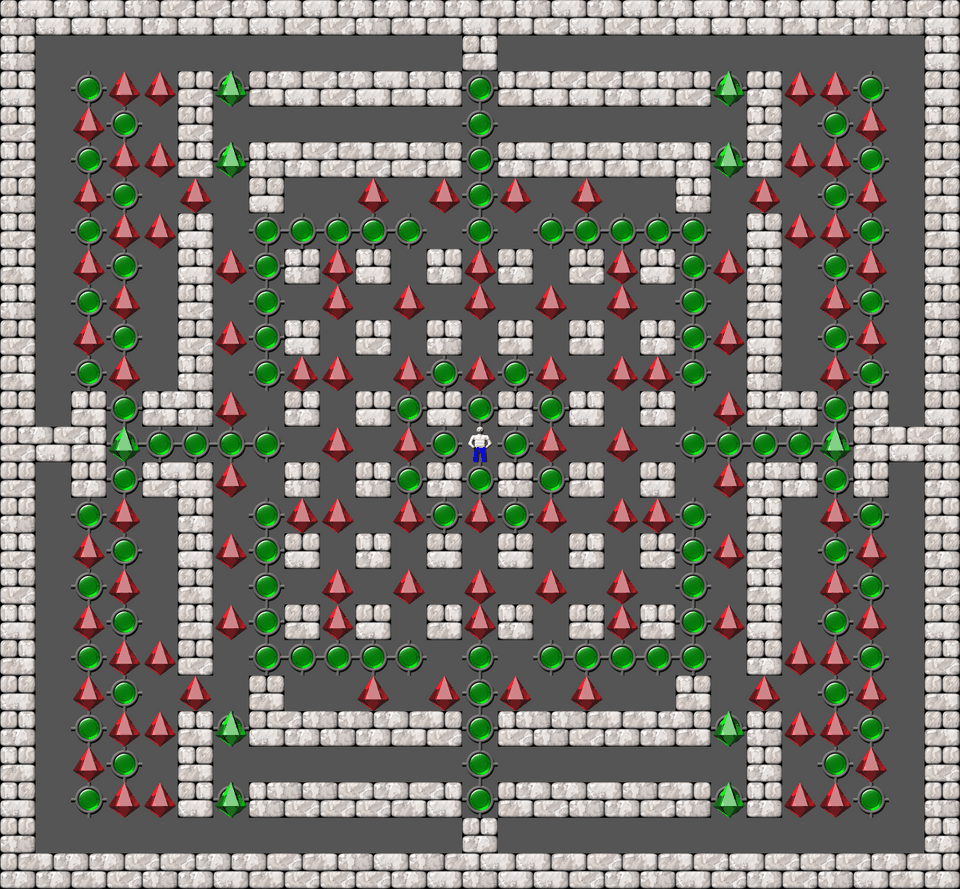 Sokoban Mass Remodel level 2092